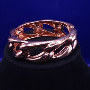 Rose Gold-tone Chain Link Bracelet